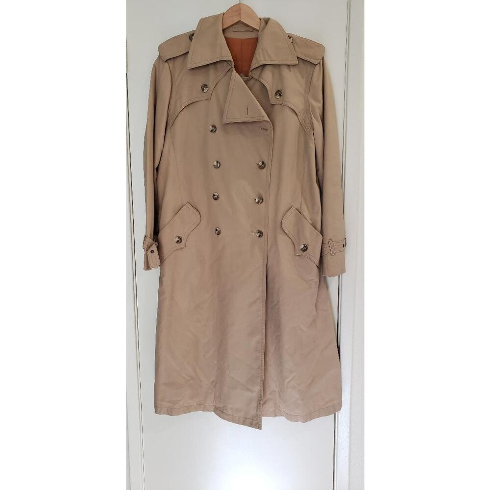 Women's Designer / Vintage Trench Coat / Cortefiel Femina Made In Spain